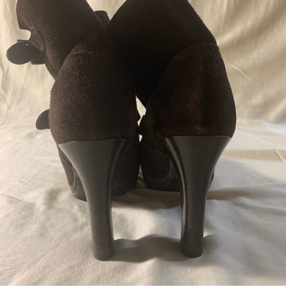 Mario Bruni Studio brown suede boots - Picture 5 of 11